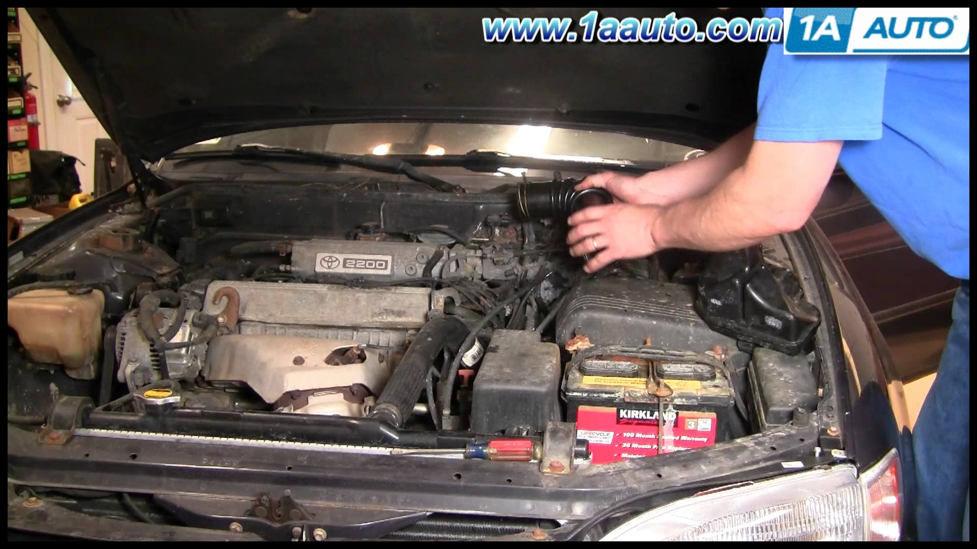 How To Install Replace Engine Air Intake Hose Toyota Camry 2 2L 95 96 1AAuto
