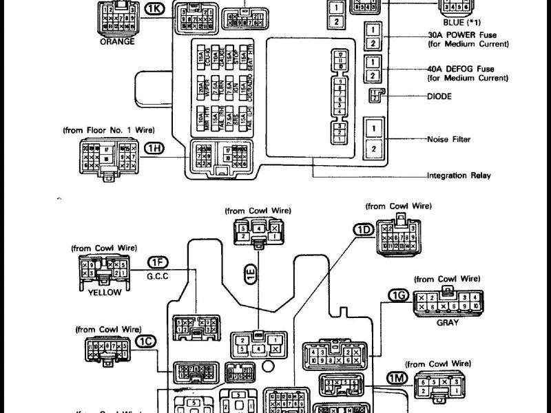 1998 toyota Camry Starter Location