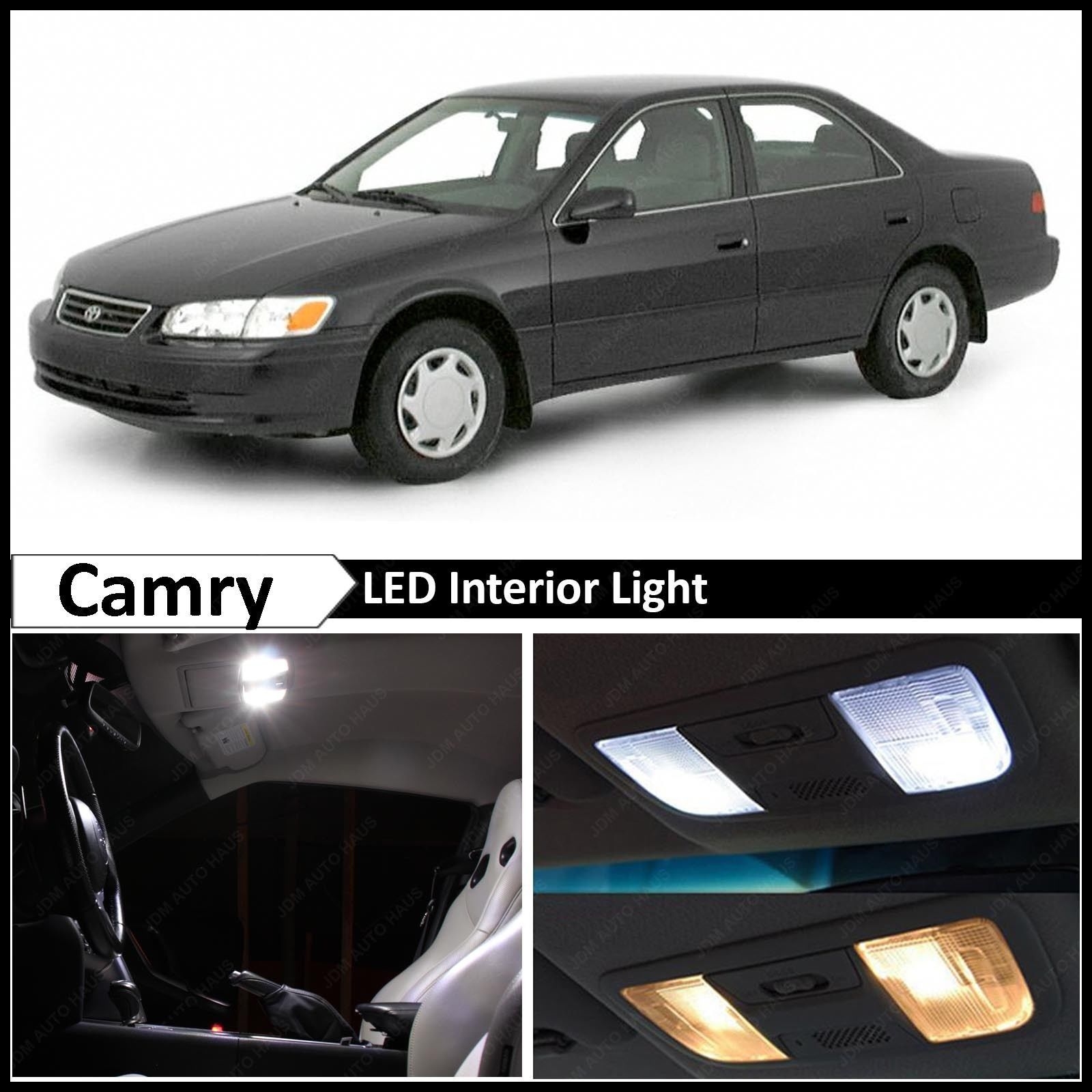 Toyota Camry Interior Luxury Cool Great White Interior Led Lights Package Kit For 1997 2001