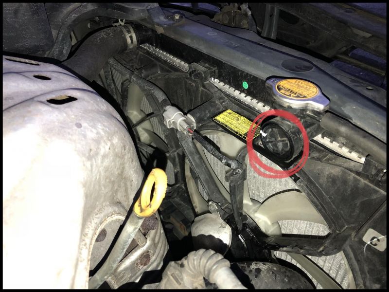 2007 toyota Camry Radiator Leak