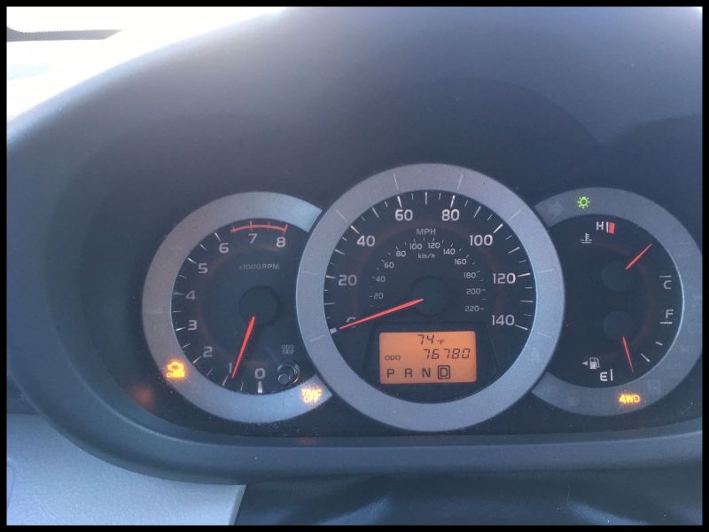 2007 toyota Rav4 Vsc Warning Light