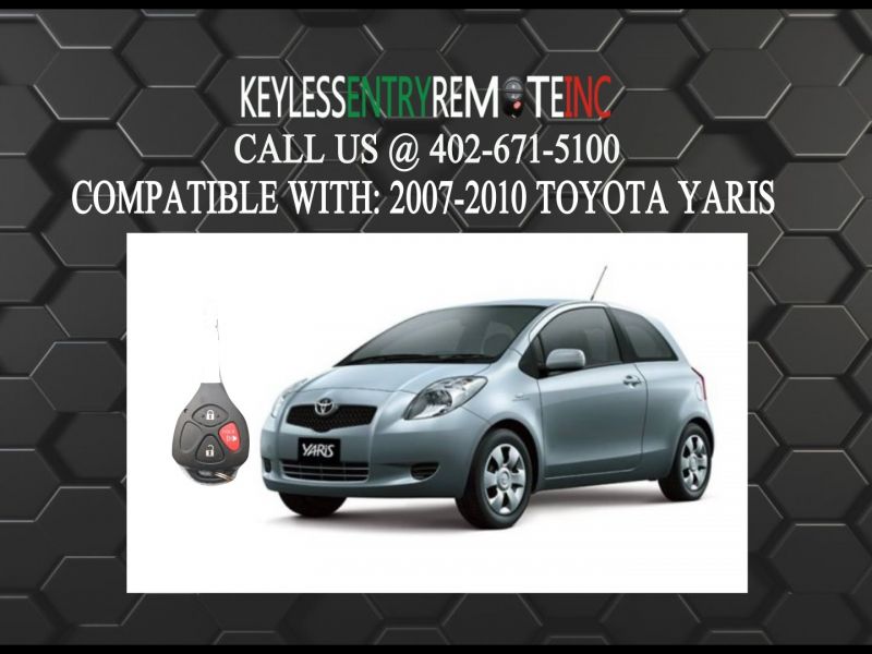 2007 toyota Yaris Keyless Entry Remote