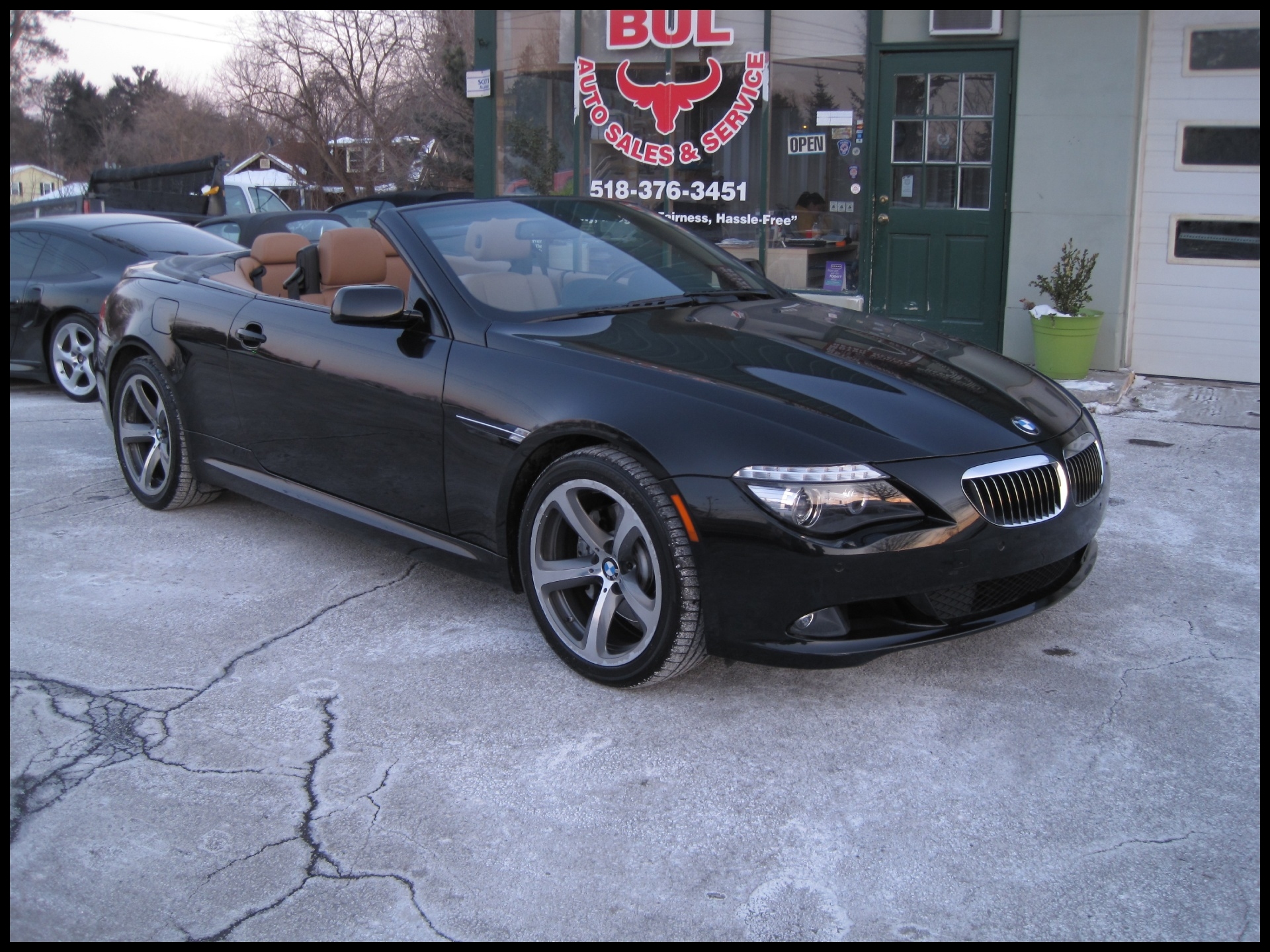 Used 2009 BMW 6 Series 650i CONVERTIBLE BLACK ON BROWN SPORT PACKAGE