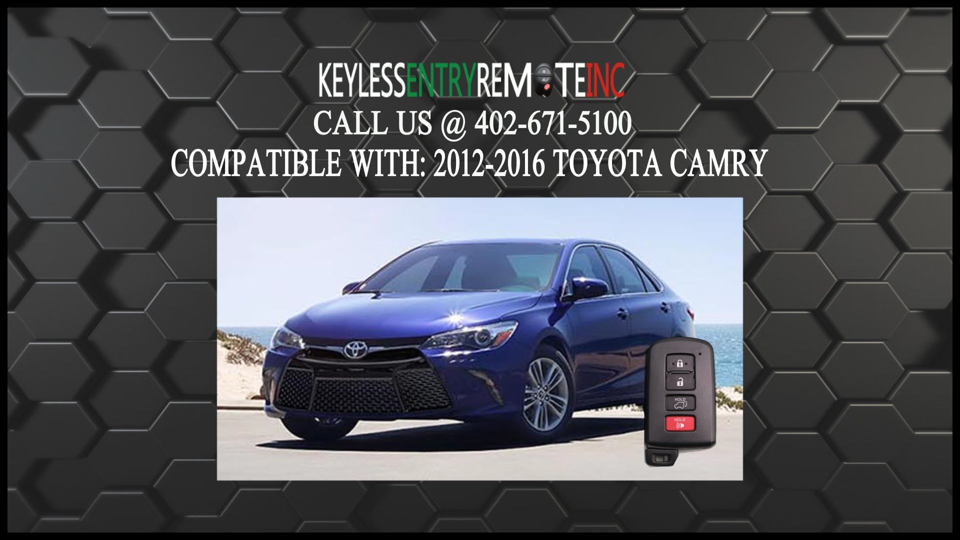 How To Replace Toyota Camry Key Fob Battery 2012 2013 2014 2015 2016
