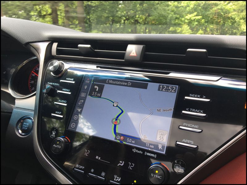 2017 toyota Camry Navigation System