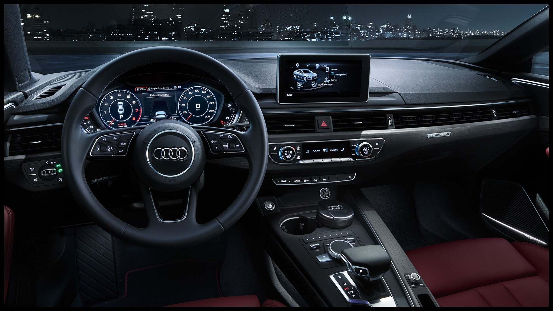All new Audi A5 Sportback driver seat