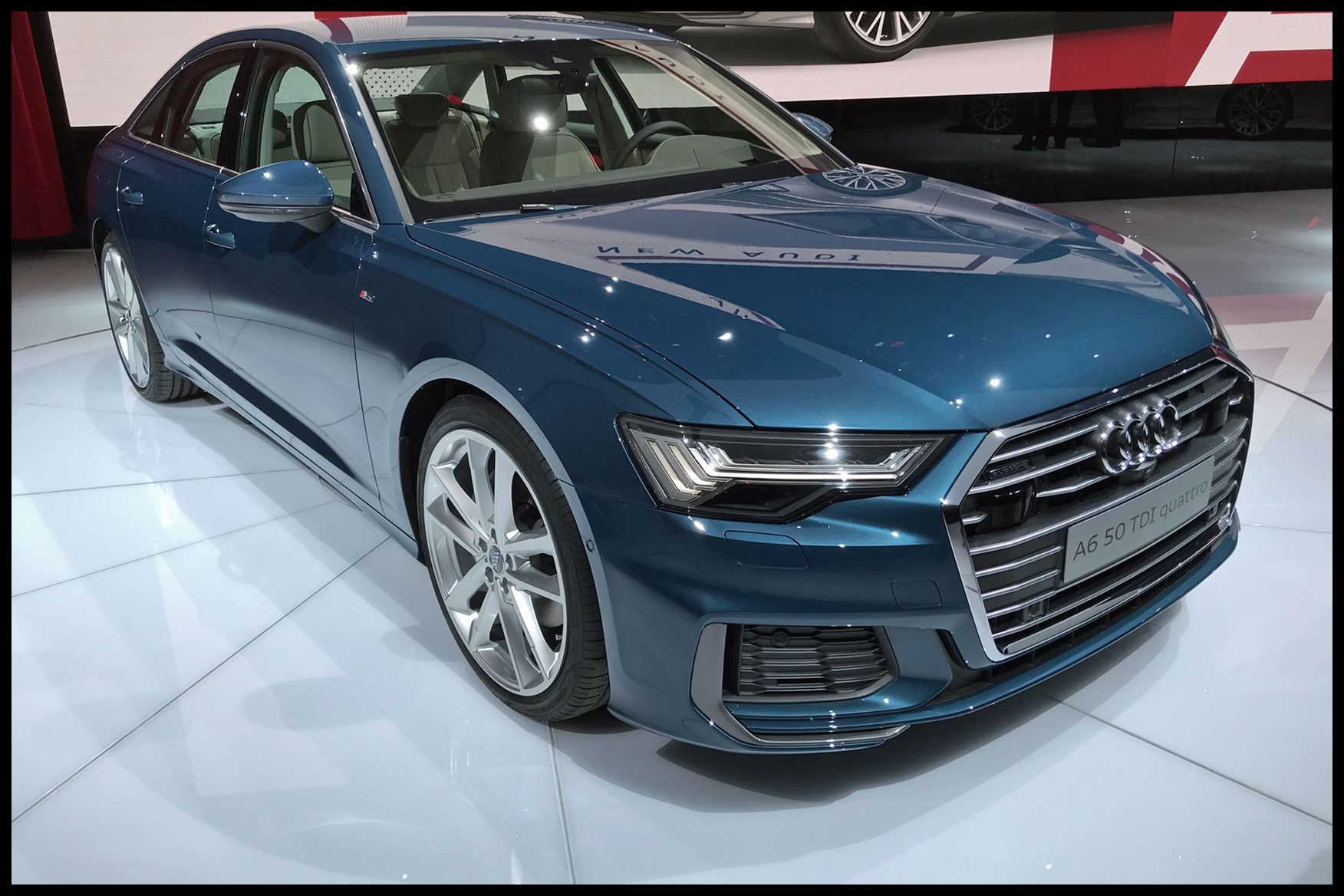 New Audi A6 at the 2018 Geneva motor show