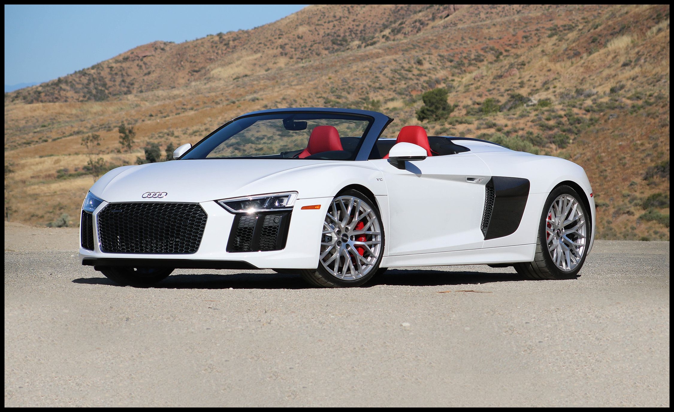 2017 audi r8 spyder instrumented test review car and driver photo s original
