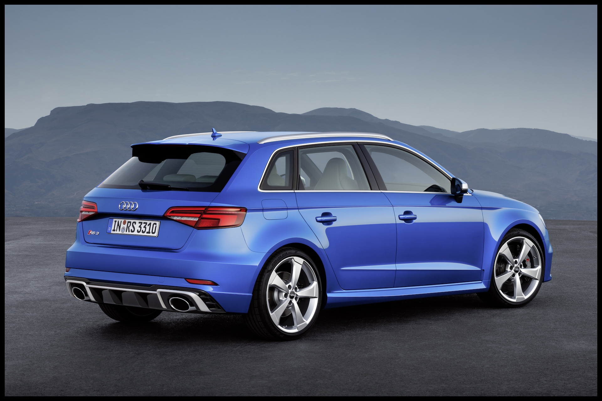 The new Audi RS3 has quattro of course