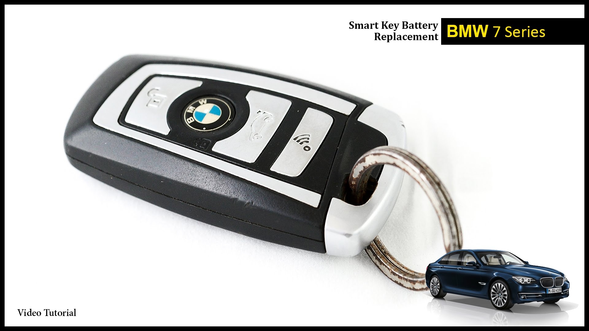 BMW 7 Series Smart Key Battery Change