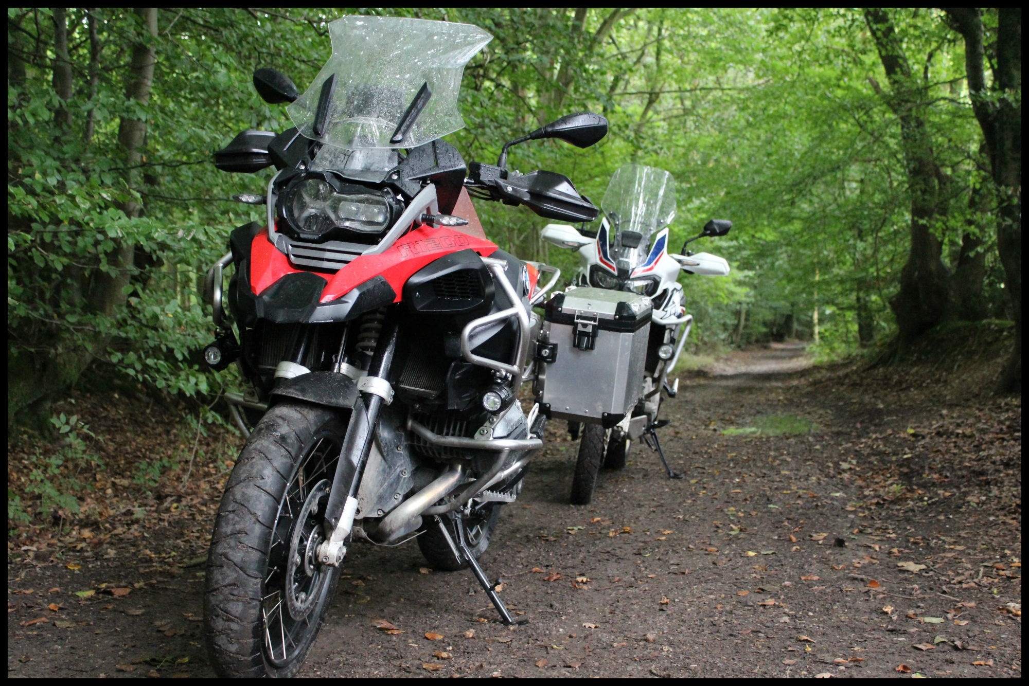Back to back test BMW R1200GS Adventure vs Honda Africa Twin review
