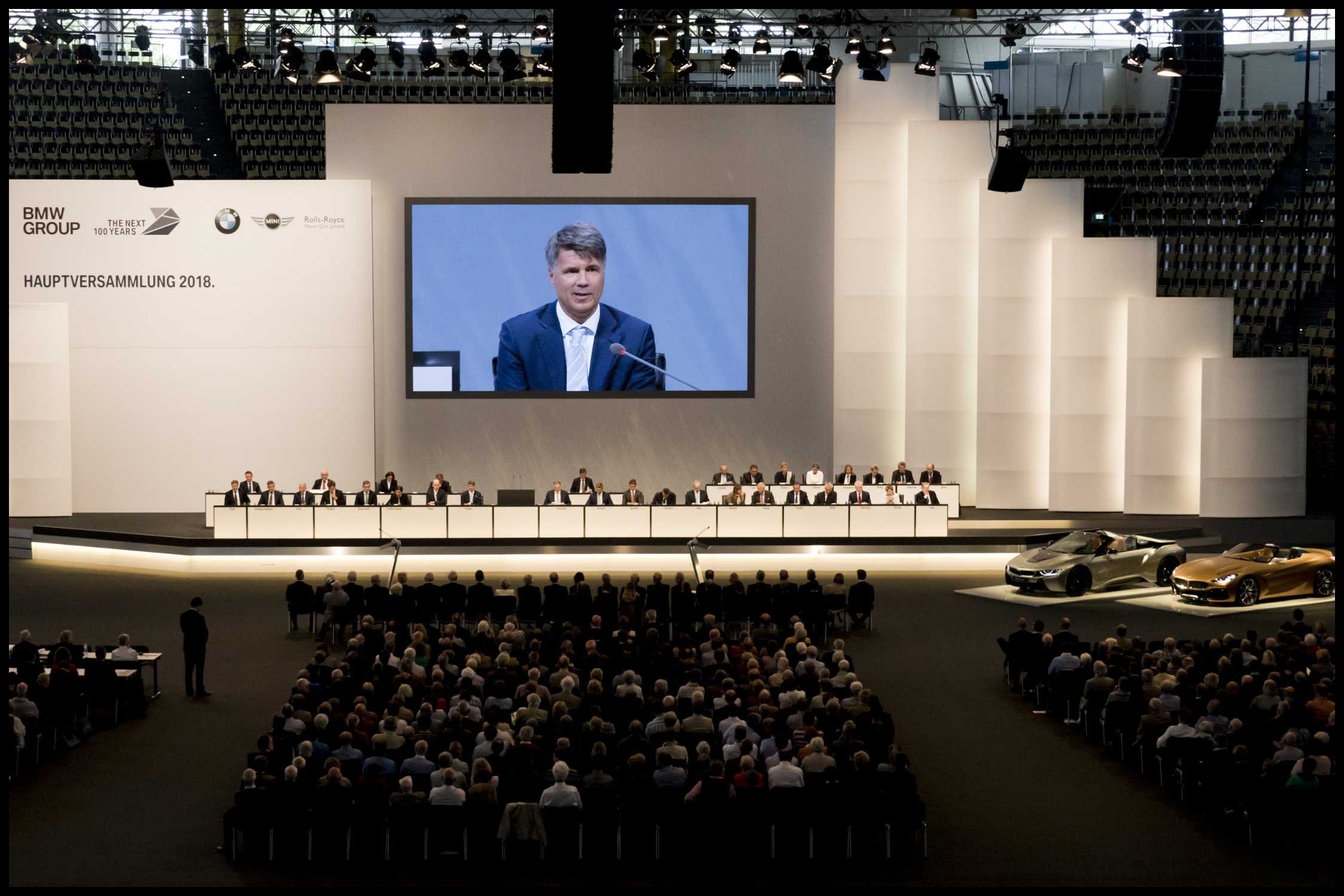 Statement Harald Krüger Chairman of the Board of Management of BMW AG 98th Annual General Meeting of BMW AG in Munich on 17th May 2018