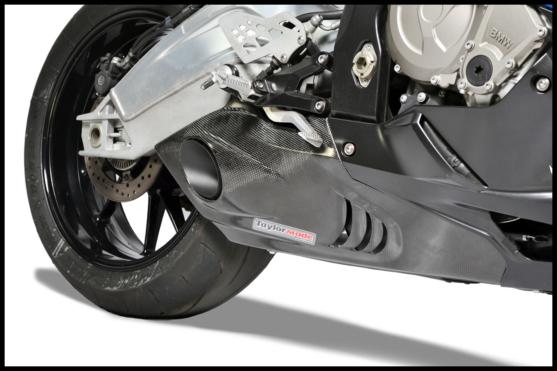 BMW S1000RR Carbon Fibre Exhaust Trim Right
