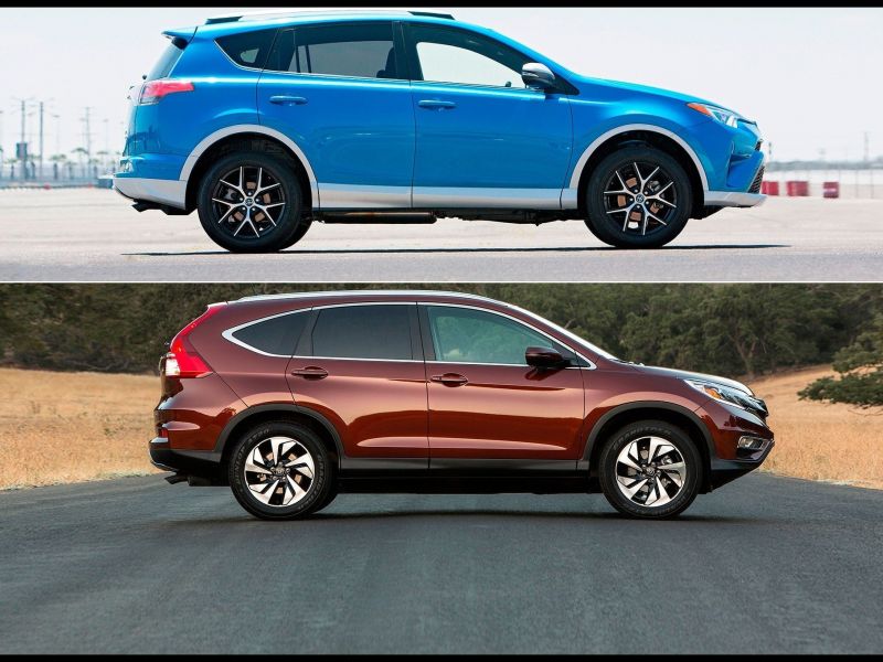 Compare Honda Crv and toyota Rav4 2015