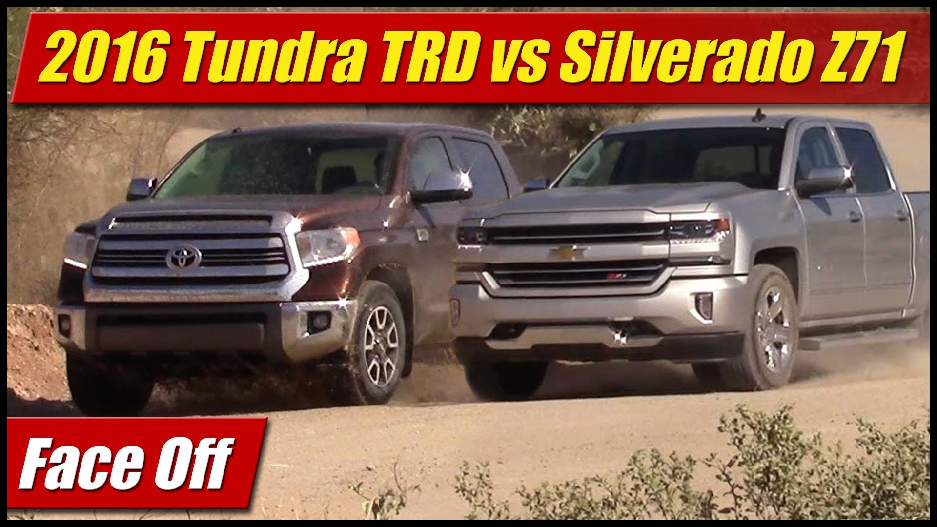 face off 2016 tundra trd vs silverado z71