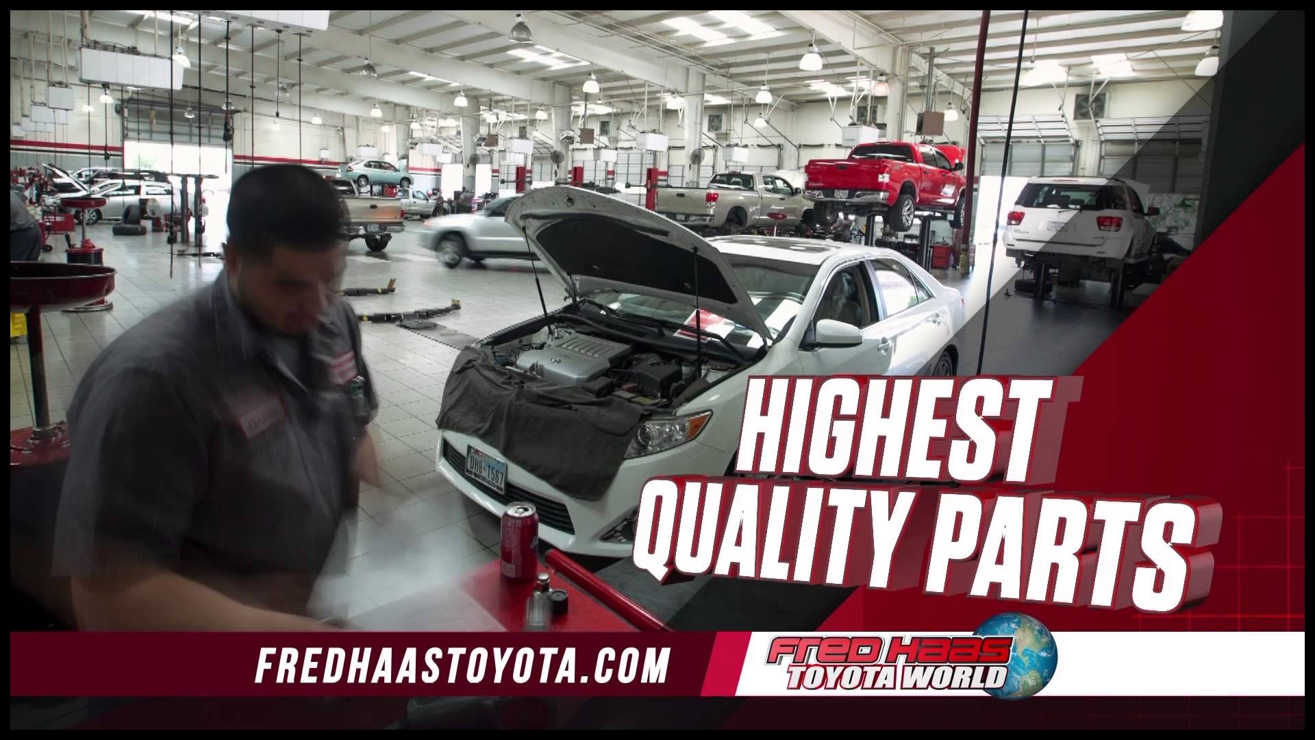 Fred Haas Toyota World Parts Department Video