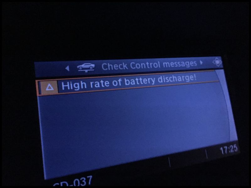 Increased Battery Discharge Bmw X5