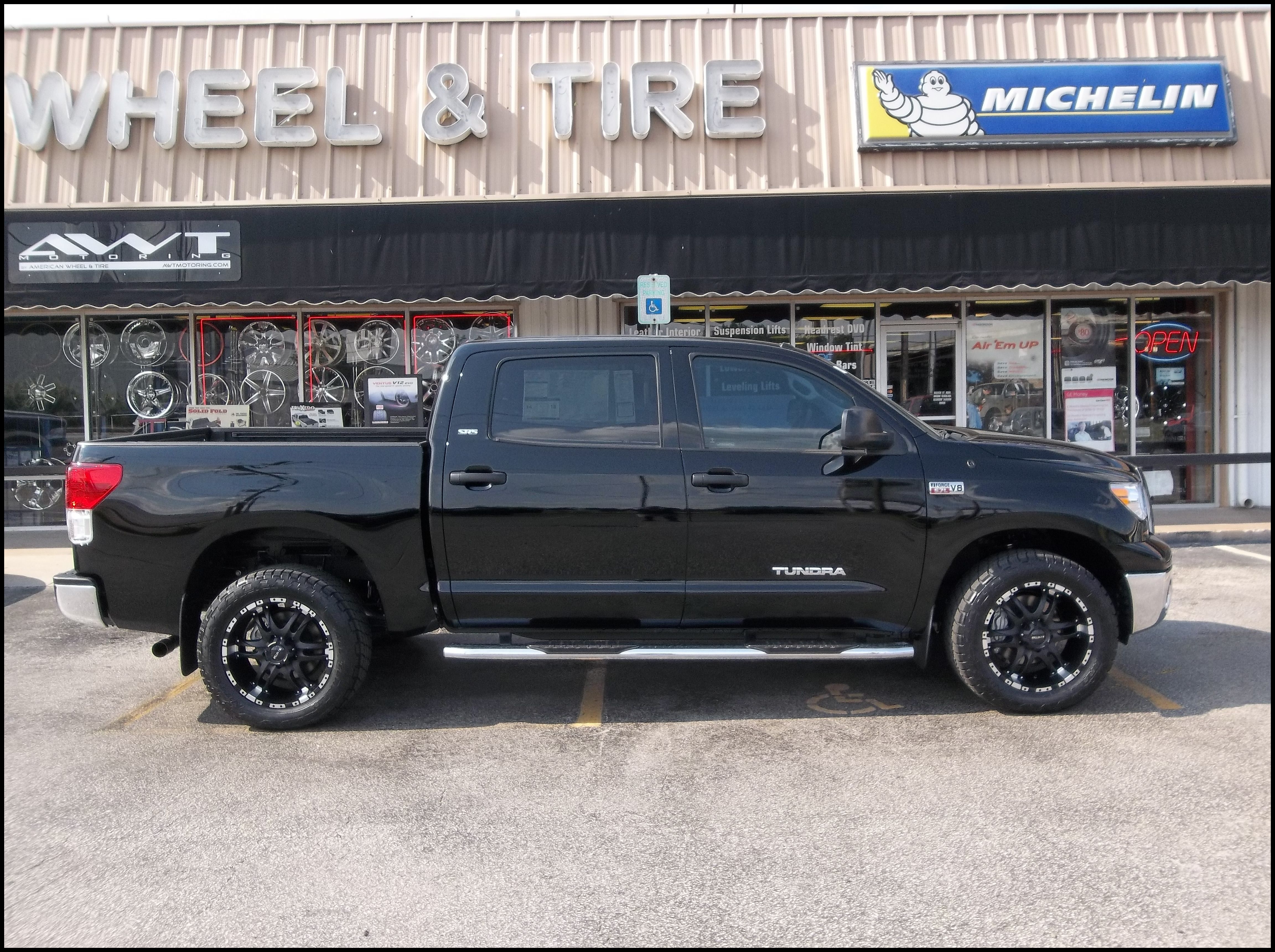 Lifted Toyota Tundra with Black Rims Find the Classic Rims of Your Dreams