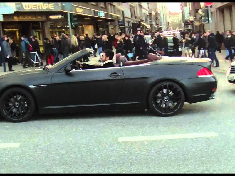 Matte Black Bmw 650i