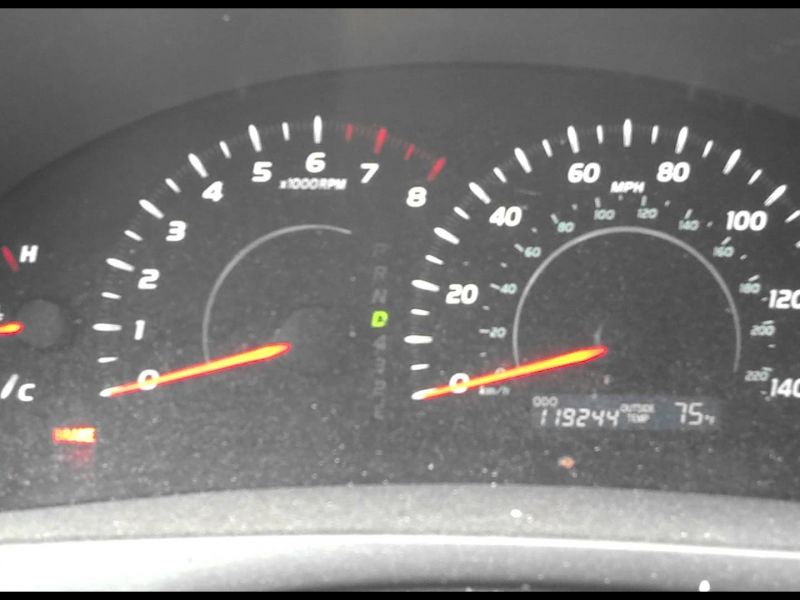 Toyota Camry 2007 Dashboard Warning Lights