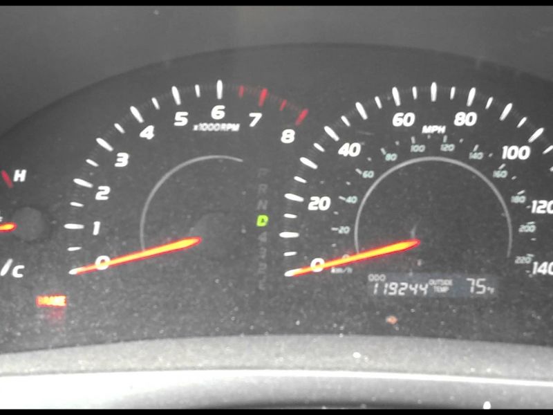 Toyota Camry Dashboard Signs