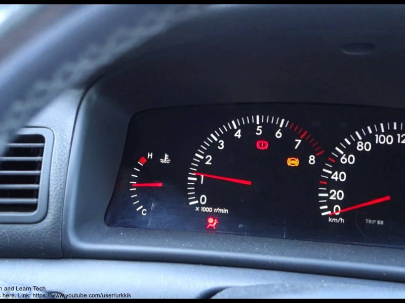 Toyota Camry Dashboard Warning Lights