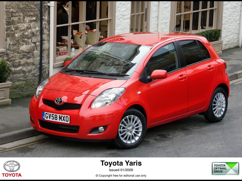 Toyota Yaris 2009 Tire Size