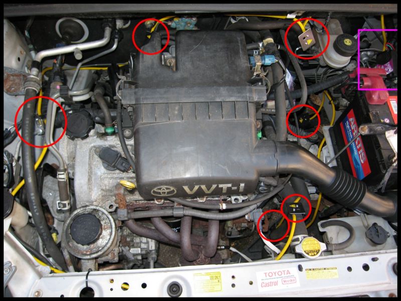 Toyota Yaris Engine Number