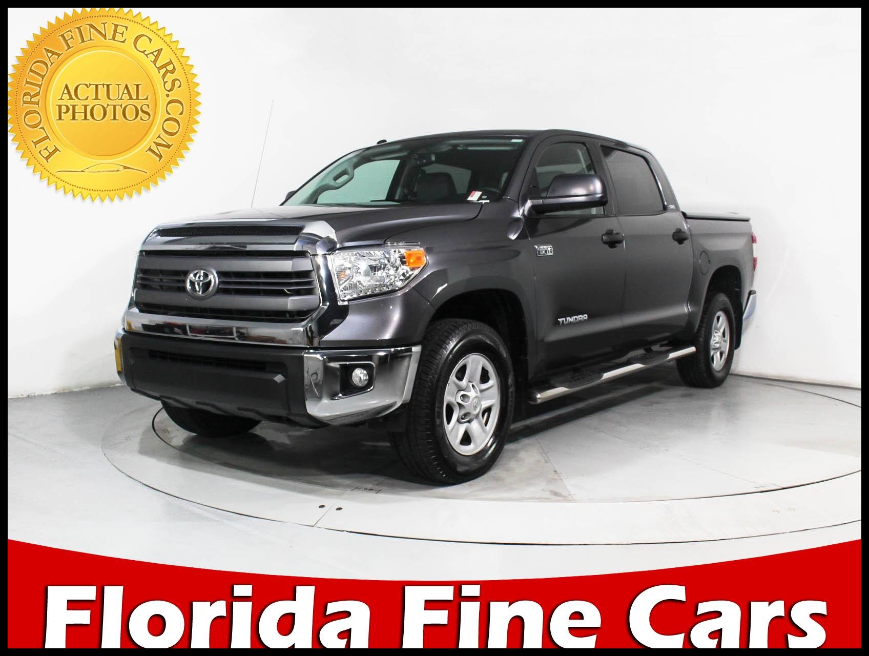 Used 2015 TOYOTA TUNDRA Sr5 4x4 Truck for sale in WEST PALM FL