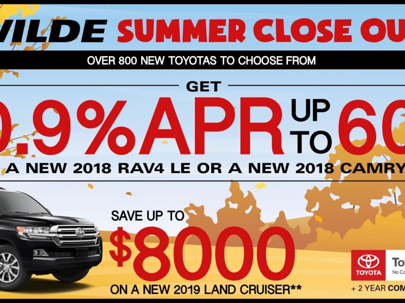 Wilde toyota Service